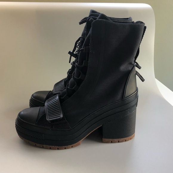 Converse Women’s GR82 Boots De Luxe Extra-High 'Black' Size: US 6 EUR 36.5 - Picture 5 of 12